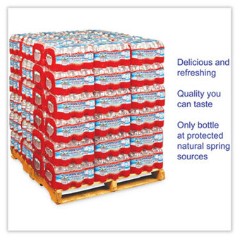 Crystal Geyser® Alpine Spring Water. 16.9 oz. 24 bottles/case, 84 cases/pallet.