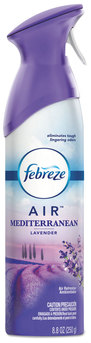 Febreze® AIR™ Aerosol Spray. 8.8 oz. Mediterranean Lavender scent. 6 cans/case.