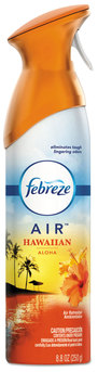 Febreze® AIR™ Aerosol Spray. 8.8 oz. Hawaiian Aloha scent. 6 cans/case.