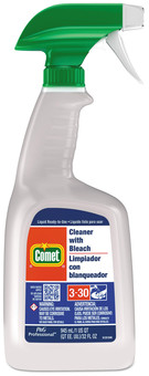 Liquid Comet w/ Bleach 32oz Spray. Trigger sprayer bottle, 8/Case