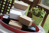 A Picture of product 964-408 SCT® ChampPak™ Retro Carryout Boxes. 6 X 4-3/4 X 2-1/2 in. Kraft. 300 count.