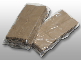 Elkay LDPE Gusset Bags/Ice Bucket Liners. 1.25 mil. 8 X 4 X 12 in. Clear. 1,000/case.