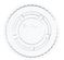 A Picture of product 964-982 Solo® Ultra Clear™ Soufflés PET Portion Container Lids, Flat Top with No Slot. Fits 0.5 oz to 1 oz Cups. 2500/Case.