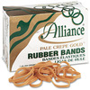 A Picture of product ALL-20335 Alliance® Pale Crepe Gold® Rubber Bands, Size 33, 3-1/2 x 1/8, 1lb Box