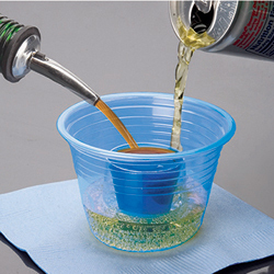 Party Bombers Shot Cups. 1 oz inner chamber, 2.75 oz outer chamber. Neon Blue. 500 count.