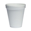 A Picture of product 107-401 Foam Cup.  6 oz.  White Color.  25 Cups/Sleeve.