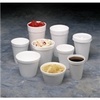 A Picture of product 107-402 Foam Cup.  8 oz.  White Color.  25 Cups/Sleeve, 40 Sleeves/Case, 1,000 Cups/Case.