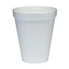 A Picture of product 107-403 Foam Cup.  10 oz.  White Color.  25 Cups/Sleeve.