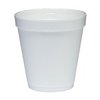 A Picture of product 107-406 Dart® Conex® Hot/Cold Foam Drinking Cups, 10oz, Squat, White, 40/Bag, 25 Bags/Carton