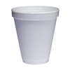 A Picture of product 107-417 Foam Cup.  12 oz.  White Color.  25 Cups/Sleeve.