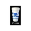 A Picture of product 107-425 Dart J Cup® EPS Insulated Foam Cup. 20 oz. Horizon® Blueberry. 25 cups/sleeve, 20 sleeves/case.