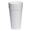 A Picture of product 107-426 Dart® Drink Foam Cups, Hot/Cold, 24oz, White, 25/Bag, 20 Bags/Carton