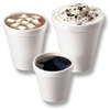 A Picture of product 107-438 Foam Cup.  6.4 oz.  White Color.  Retail Pack of 50 Cups/Sleeve.