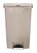 A Picture of product RCP-1883552 Rubbermaid® Commercial Slim Jim® Resin Front Step Style Step-On Container. 24 gal. Beige.
