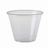 A Picture of product 101-729 Dart Ultra Clear Cups, Squat, 9 oz, PET, 50/Bag, 1000/Case