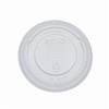 A Picture of product 120-203 Straw Slot Lid.  Clear.  Fits TP22, Y12T, P12T  Cups.  100 Lids/Sleeve.