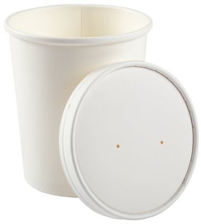 AmerCareRoyal Paper Combo Food Containers with Vented Lids. 32 oz. White. 250/case.