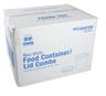 A Picture of product 183-505 AmerCareRoyal Paper Combo Food Containers with Vented Lids. 16 oz. White. 250/case.