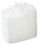 A Picture of product 329-802 AmerCareRoyal Rectanglular Polypropylene To-Go Containers with Lids. 24 oz. 7.75 X 5.5 X 1.5 in. Black and Clear. 150 sets/case.