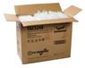 A Picture of product 329-802 AmerCareRoyal Rectanglular Polypropylene To-Go Containers with Lids. 24 oz. 7.75 X 5.5 X 1.5 in. Black and Clear. 150 sets/case.