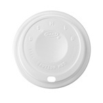 Cappuccino Lid.  White.  Fits 12J16, 14J16, 16J16, 20J16, 24J16, 12X16, 14X16, 16X16, 20X16, 24X16, 12U16, 16U16, 20U16, 24U16 Cups.