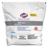 A Picture of product CLO-31761 Clorox® Healthcare® VersaSure Cleaner 1-Ply Disinfectant Wipes. 12 X 12 in. White. 110/pouch, 2/case.