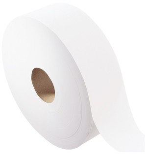 Merfin® Exclusive 2-Ply Jumbo Bath Tissue 9" Diameter.  2.3" Core. 3.5" Width, 1125 Feet/Roll, 8 Rolls/Case.