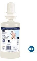 Tork Premium Alcohol Foam Hand Sanitizer. 1,000 ml. 6 bottles/case. (Dispensers: #964-653 Tork® Foam Skincare Manual Dispenser #964-638 Tork® Foam Skincare Automatic Dispenser)