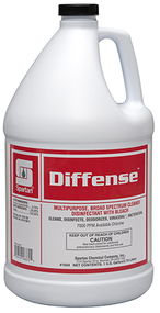 Diffense® Broad Spectrum Cleaner Disinfectant. 1 Gallon Bottle, Clean Floral scent. 4/Case.