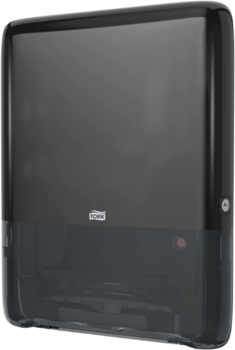 Tork PeakServe® Mini Continuous™ Hand Towel Dispenser. 19.3 X 14.4 X 4 in. Black.