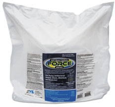 2XL FORCE Disinfecting Wipes Refill. 8 X 6 in. White. 4 refills.