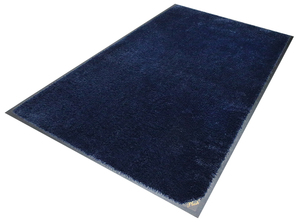 Plush Indoor Wiper Mat. 6 X 10 ft. Deeper Navy.