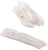 A Picture of product 962-025 4-piece Medium Weight Polypropylene Cutlery Kits with Fork, Knife, Teaspoon, and Napkin. White. 250 count.
