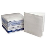 Essence Impressions™ 1/4-Fold Linen Replacement Dinner Napkins. 17" x 17". White Color. 100 Napkins/Package.