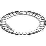 Placesetter® Deluxe Laminated Foam Tableware. 6" Bread & Butter Plate. White Color.