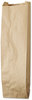 A Picture of product 711-202 Liquor Bag.  Kraft Paper. Quart Size.  35# Basis Weight.  500 Bags/Bale. Measurements: 4-1/2" x 2-1/2" x 16"