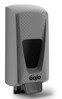 A Picture of product 672-205 GOJO® PRO™  TDX™ 5000 Push-Style Dispenser for GOJO® Hand Cleaner or Soap. 5000 mL. 7.63 X 9.56 X 21.19 in. Black.