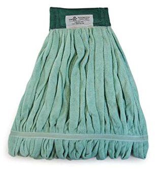 Echofiber Microfiber Loop Mop Head. Medium. Green. 12/Case.