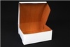 A Picture of product 251-098 Bakery Box.  8" x 8" x 3".  White Color.  One-Piece, 250/Case