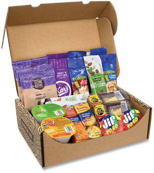 Snack Box Pros On The Go Snack Box, 27 Assorted Snacks, Free Delivery in 1-4 Business Days