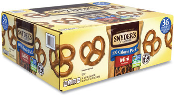 Snyder's® Mini Pretzels, Mini, 0.92 oz Bags, 60 Bags/Carton, Free Delivery in 1-4 Business Days