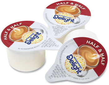International Delight® Coffee House Inspirations Half & Half. 0.4 oz. 192/box. Free Delivery in 1-4 Business Days.