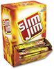 A Picture of product GRR-22000065 Slim Jim® Beef Jerky Meat Sticks Original, 0.28 oz Stick, 120 Sticks/Box, Free Delivery in 1-4 Business Days