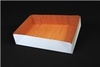 A Picture of product 251-111 Bakery Box.  1-Piece.  13-1/2" x 9-1/2" x 3".  Holds 2 Dozon Donuts.