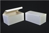 A Picture of product 251-118 Carry-Out Box.  1-Piece, Dinner Tuck Top.  9" x 5" x 4".  White Color, 250/Case