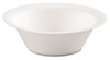 A Picture of product 241-222 Dart® Concorde® Non-Laminated Foam Dinnerware, Bowl, 5-6oz, White, 125/Pack, 8 Packs/Carton