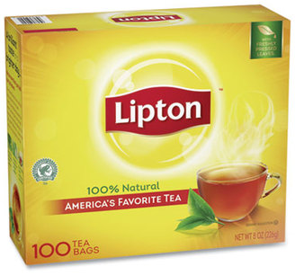 Lipton® Tea Bags, Regular. 100/Box.