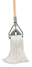 A Picture of product ODL-2316FIF Rayon Cut End Mop, Premium Rayon 4 Ply, Cut End, 16 oz. Industrial Flat with 1.25" Poly Tape Headband  Industrial Flat accepts Layflat handles