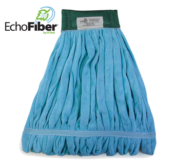 Echofiber Microfiber Loop Mop Large 5" Wide Band Blue 12/Case