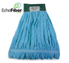A Picture of product 535-435 Echofiber Microfiber Loop Mop Large 5" Wide Band Blue 12/Case